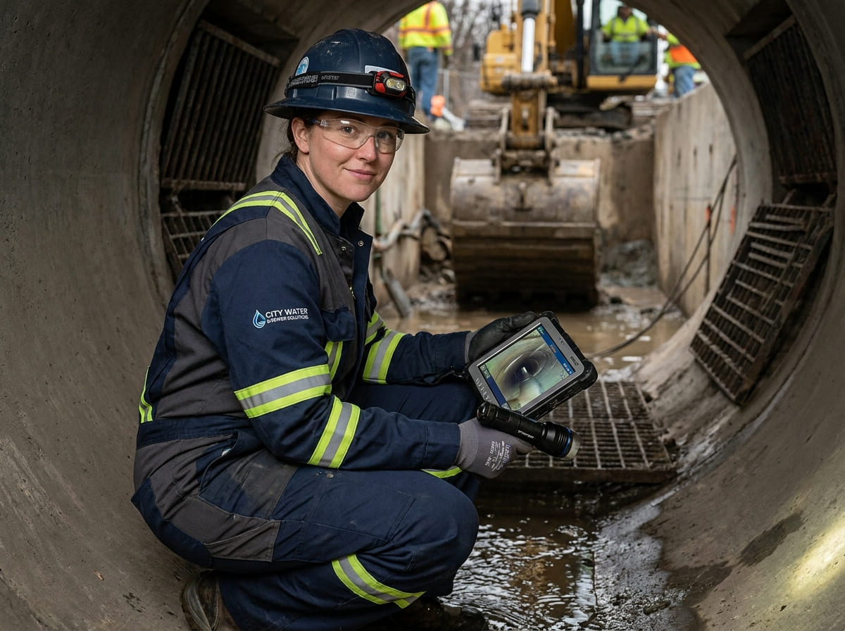 Sewer Line Inspection & Replacement in Ponder